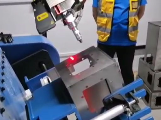 碳钢柜体激光焊接-寻位焊缝跟踪系统