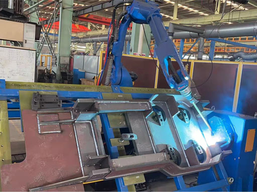 工程机械气保焊机器人-重型机械焊接机器人工作站