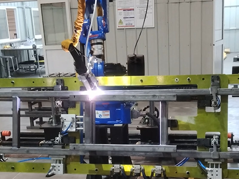 碳钢方管支架氩弧焊机器人工作站